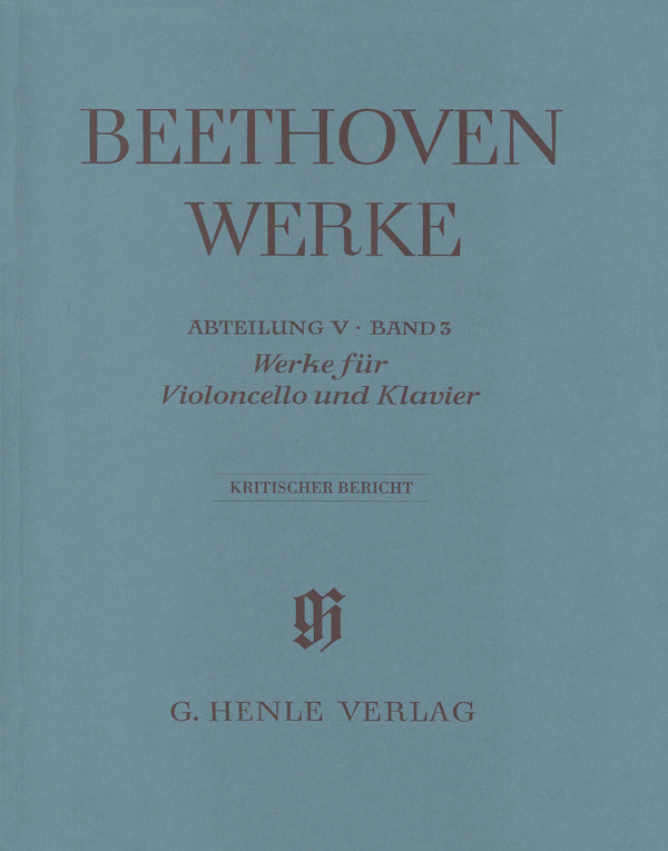 Œuvres pour violoncelle et piano | Ludwig van Beethoven