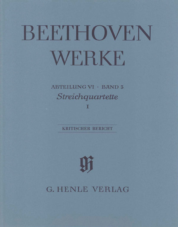 Quatuors à cordes, op. 18 n° 1-6 | Ludwig van Beethoven | Quatuor à cordes | Livre | HN 4193