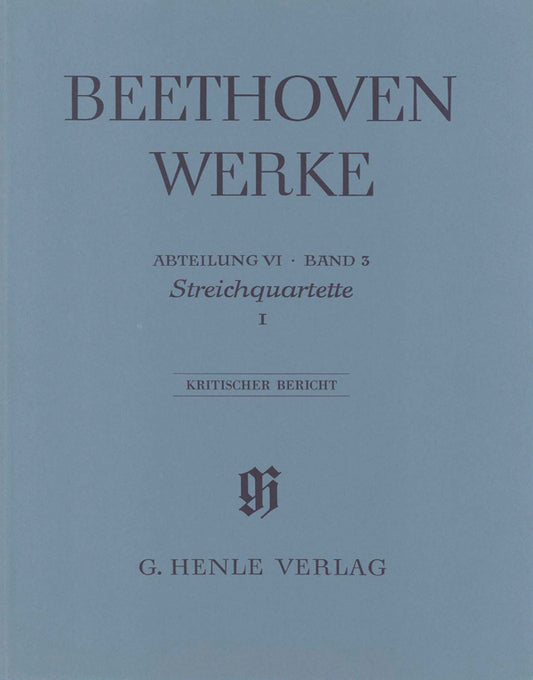Quatuors à cordes, op. 18 n° 1-6 | Ludwig van Beethoven | Quatuor à cordes | Livre | HN 4193