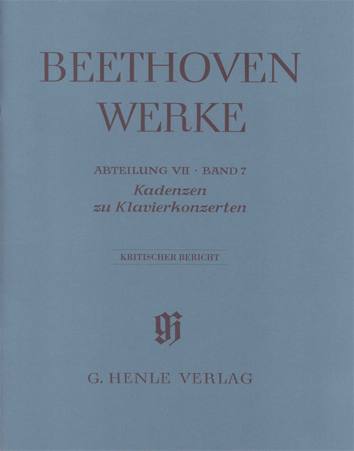 Cadences pour concertos pour piano | Ludwig van Beethoven