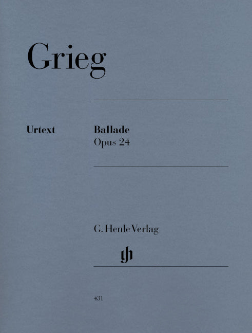 Ballade, op. 24 | Edvard Grieg | Piano