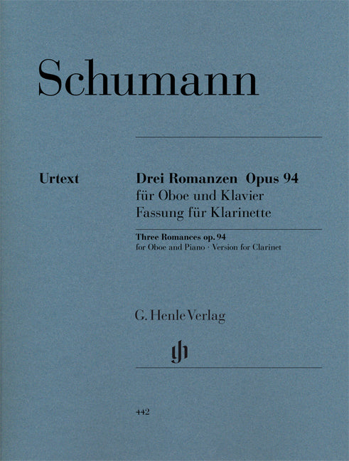 Romances pour hautbois | Robert Schumann | Clarinette