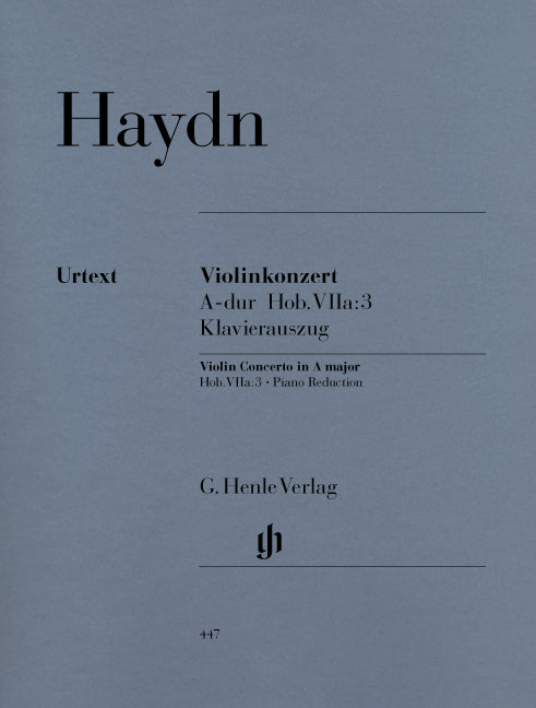 Concerto pour violon et orchestre en la majeur, Hob. VIIa | Franz Joseph Haydn
