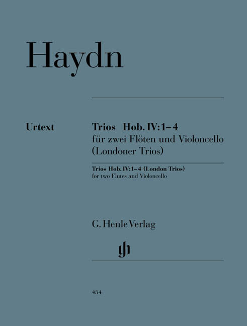Trios pour deux flûtes et violoncelle | Franz Joseph Haydn