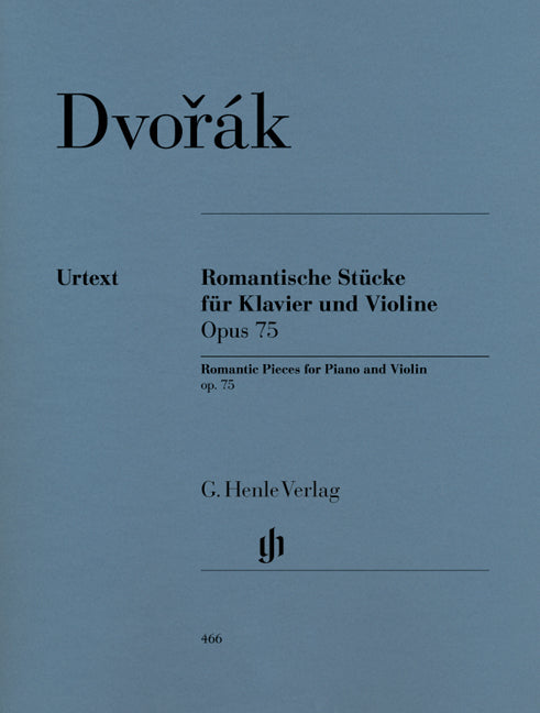 Pièces romantiques pour piano et violon, op. 75 | Antonín Dvořák