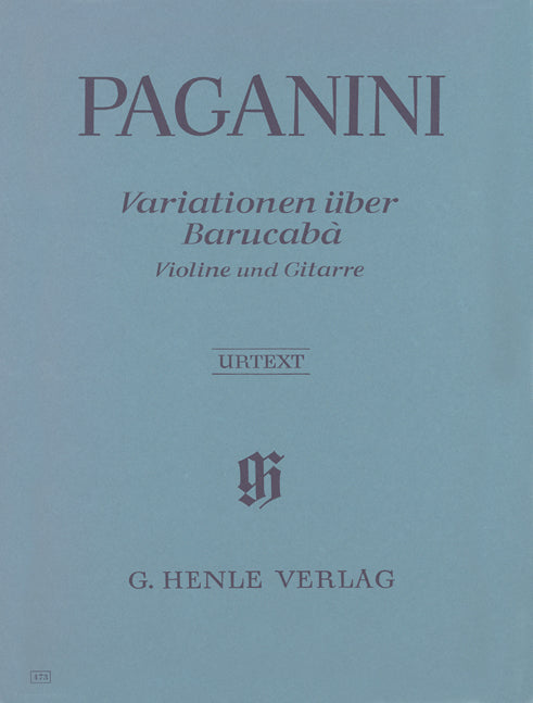 60 variations sur Barucabà | Niccolò Paganini | Violon