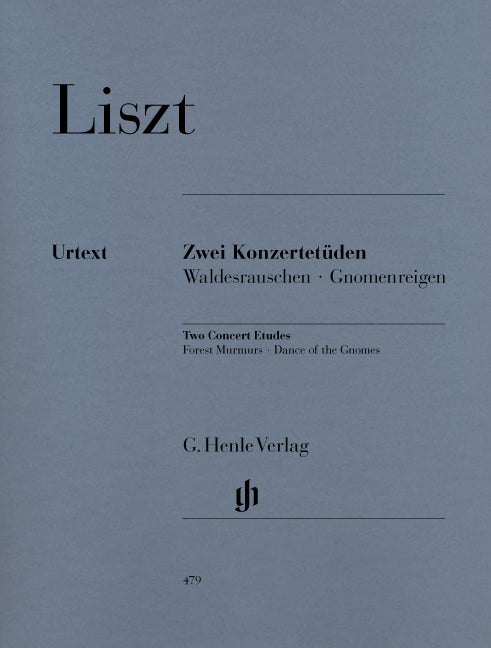 Deux études de concert | Franz Liszt | Piano