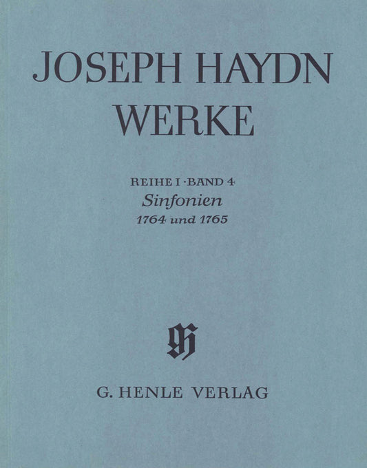 Symphonies 1764-1765 - Édition reliée toile | Franz Joseph Haydn