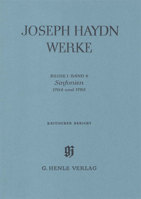 Symphonies 1764 et 1765 - Commentaire critique | Franz Joseph Haydn