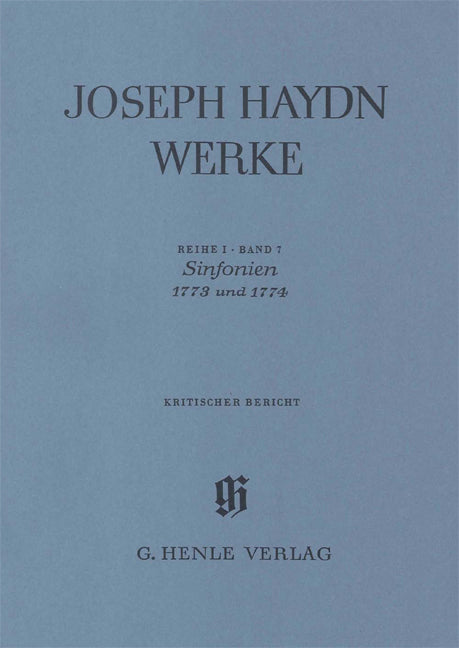 Symphonies 1773 et 1774 - Commentaire critique | Franz Joseph Haydn