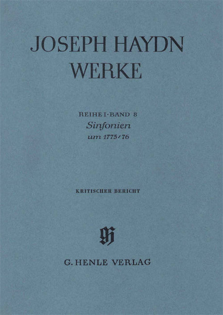 Symphonies vers 1775/76 (avec commentaire critique) | Franz Joseph Haydn