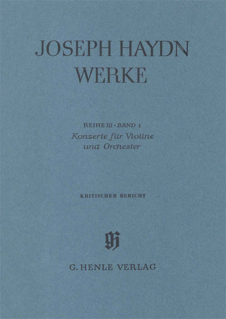 Concertos pour violon et orchestre | Franz Joseph Haydn | Orchestre | Livre | HN 5193