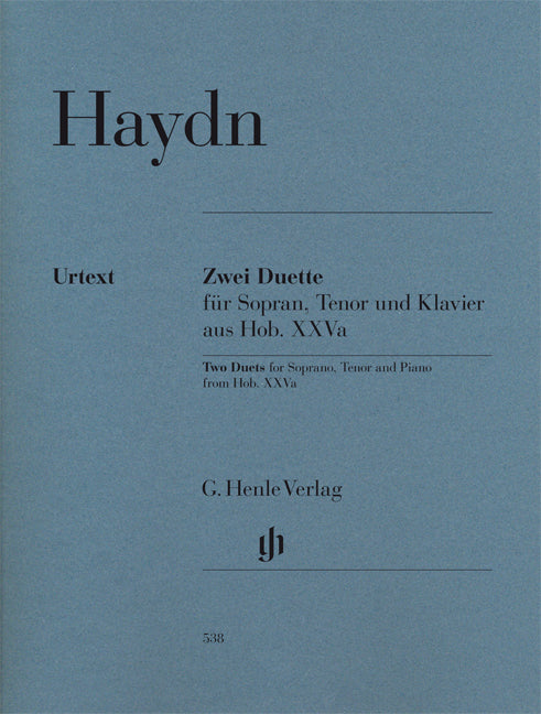 Deux duos - soprano, ténor et piano | Franz Joseph Haydn