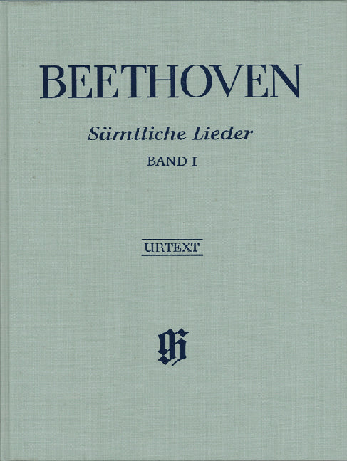 Tous les lieder - Volume I | Ludwig van Beethoven | Voix | Livre relié