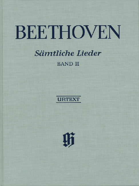 Tous les lieder - Volume II | Ludwig van Beethoven | Voix | Livre relié