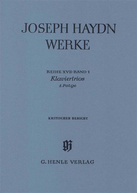 Trios avec piano - 1er volume | Franz Joseph Haydn