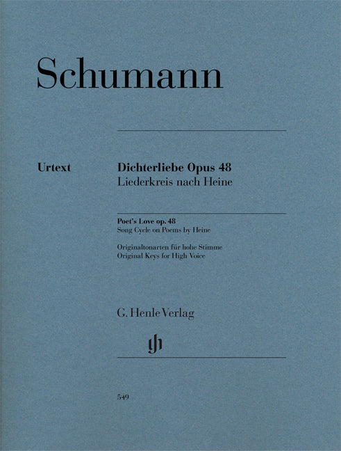 Dichterliebe (Amour de poète), op. 48 | Robert Schumann | Voix | Livre