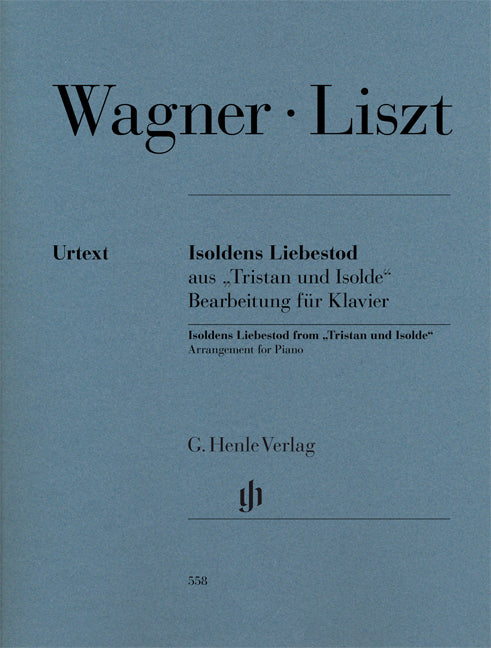 Isoldens Liebestod de Franz Liszt, Livre pour piano