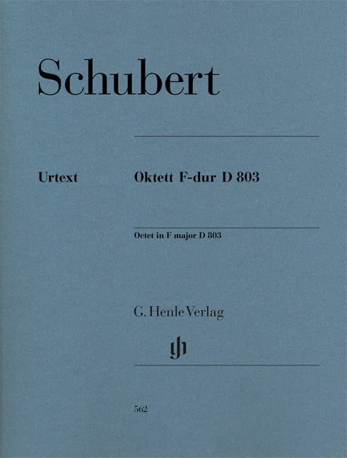 Octuor en fa majeur, D. 803 - Parties d'ensemble | Franz Schubert