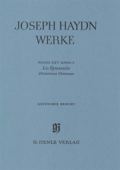 Lo Speziale - Dramma giocoso, commentaire critique | Franz Joseph Haydn