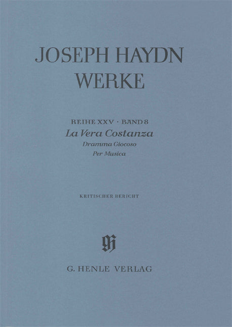 La Vera Costanza - Dramma giocoso per musica | Franz Joseph Haydn | Livre | HN 5703