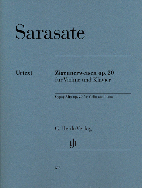 Zigeunerweisen (Airs tsiganes), op. 20, pour violon et piano | Pablo de Sarasate