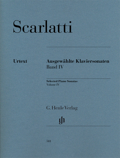 Sonates pour piano choisies - Volume IV | Domenico Scarlatti