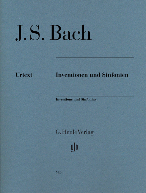 Inventions And Sinfonias de Johann Sebastian Bach, Livre pour piano