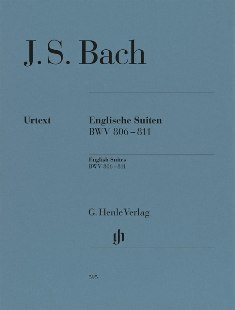 Suites anglaises, BWV 806-811 | Johann Sebastian Bach | Piano | Livre | HN 595