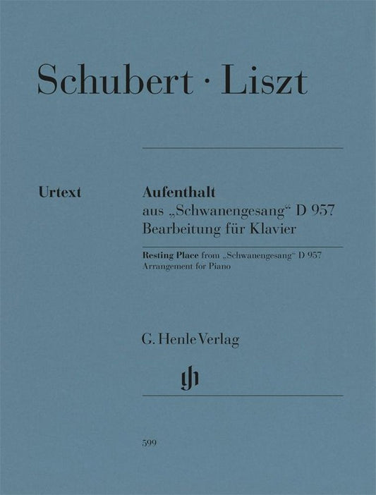 Aufenthalt, extrait du Schwanengesang de Schubert | Franz Liszt