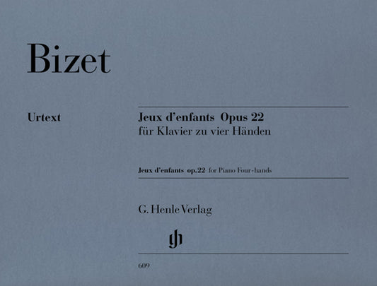 Jeux D'Enfants Op. 22 de Georges Bizet, Livre pour piano et à 4 mains