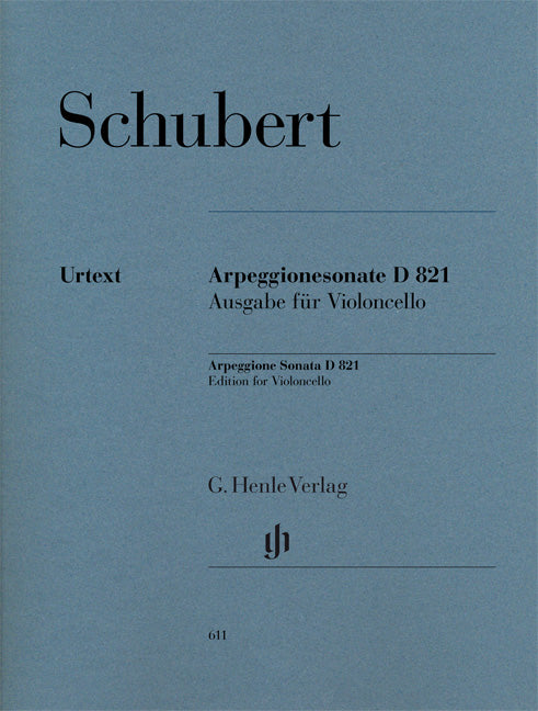 Sonate pour piano et arpeggione en la mineur, D. 821 | Franz Schubert | Violoncelle