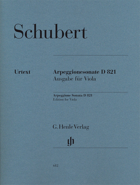 Sonate pour piano et arpeggione en la mineur, D. 821 | Franz Schubert | Alto