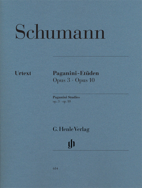 Études sur Paganini, op. 3 et op. 10 | Robert Schumann