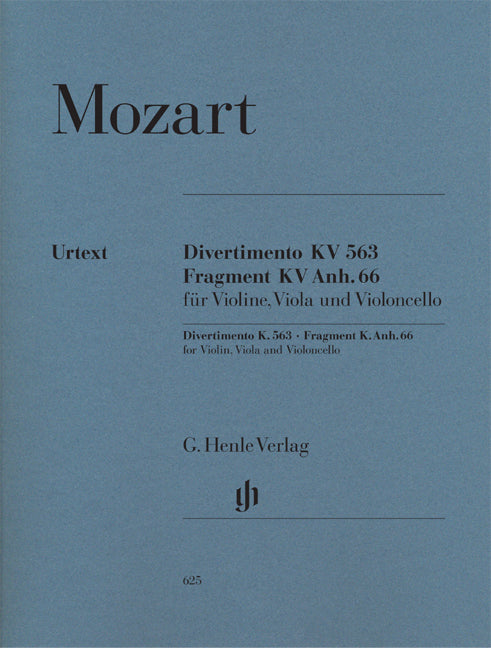 Trio à cordes en mi bémol majeur, K. 563 | Wolfgang Amadeus Mozart | Trio à cordes
