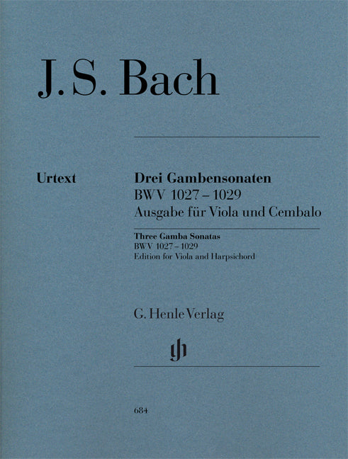 Sonates pour viole de gambe et clavecin | Johann Sebastian Bach | Alto
