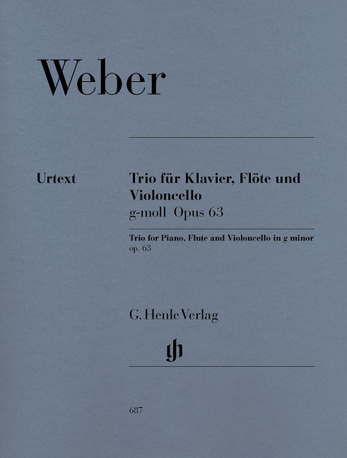 Trio en sol mineur, op. 63 | Carl Maria von Weber | Flûte