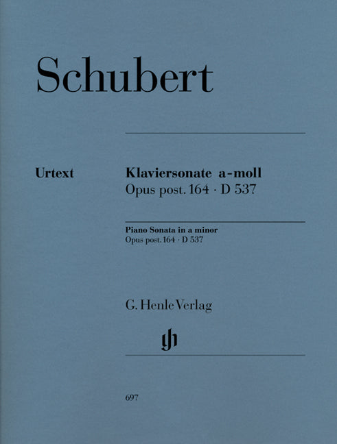 Sonate pour piano en la mineur, opus posth. 164, D. 537 | Franz Schubert