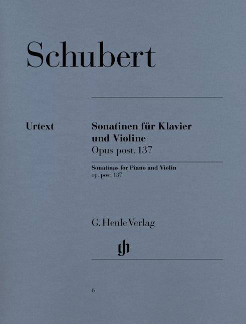 Sonatines pour violon, op. 137 | Franz Schubert