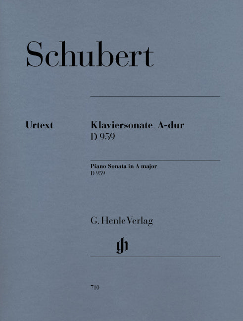 Sonate pour piano en la majeur, D. 959 | Franz Schubert