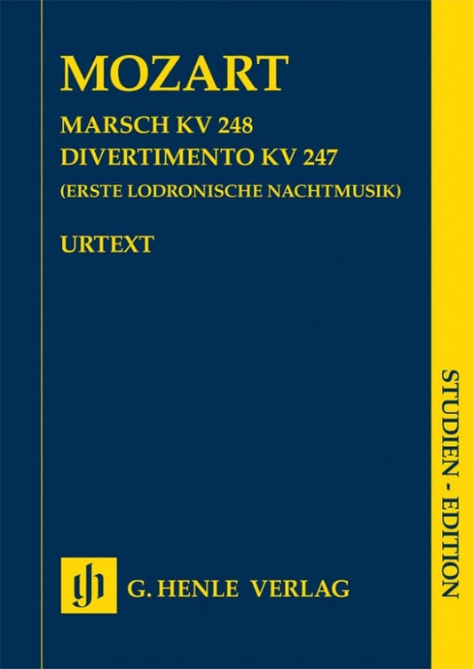 Marche, K. 248 · Divertimento, K. 247 | Wolfgang Amadeus Mozart | Cor | Partition d'étude