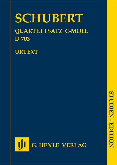 Mouvement de quatuor en ut mineur, D. 703 | Franz Schubert
