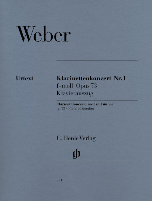 Concerto pour clarinette n° 1 en fa mineur, op. 73 | Carl Maria von Weber