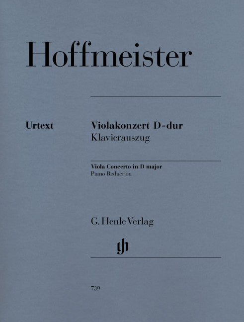 Concerto en ré majeur | Franz Anton Hoffmeister | Alto