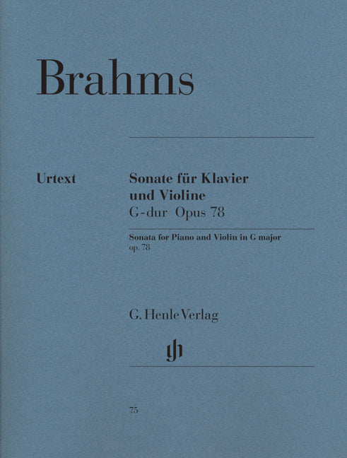 Sonate pour piano et violon en sol majeur, op. 78 | Johannes Brahms