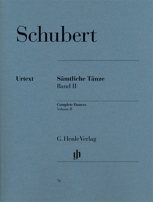 Danses complètes - Volume II | Franz Schubert | Piano