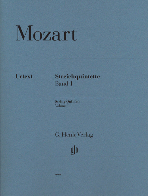 Quintettes à cordes - Volume 1 | Wolfgang Amadeus Mozart