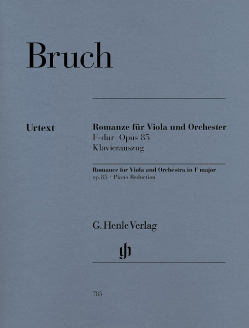 Romance en fa majeur, opus 85 | Max Bruch | Alto
