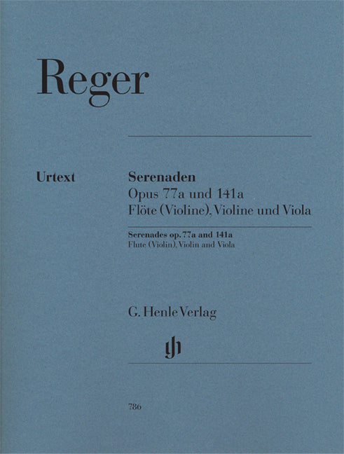 Sérénades, opus 77a et 141a | Max Reger | Flûte