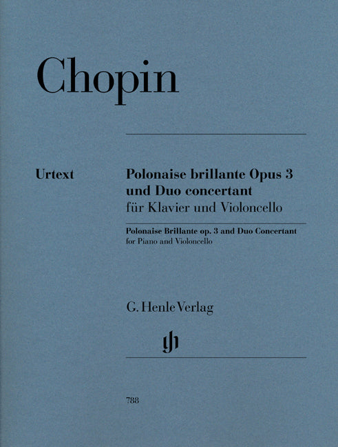 Polonaise brillante, op. 3 / Duo concertant | Frédéric Chopin